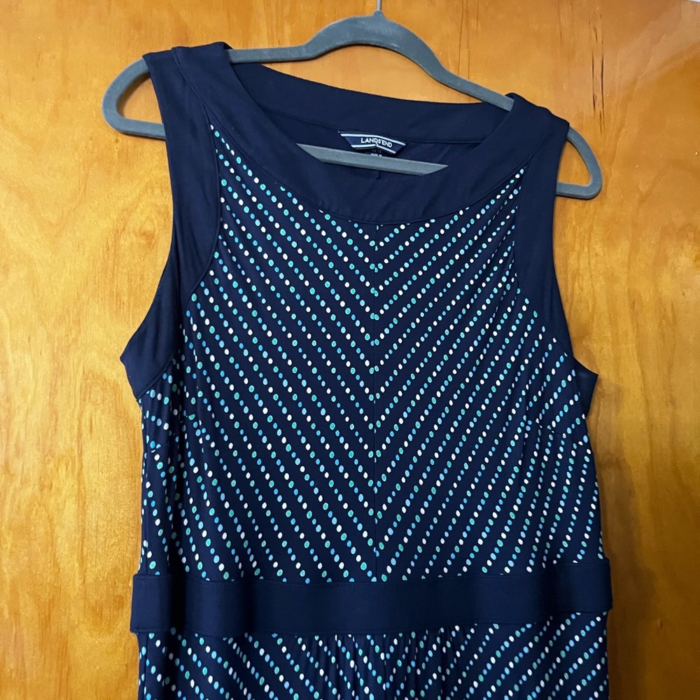 Lands End maxi dress size large